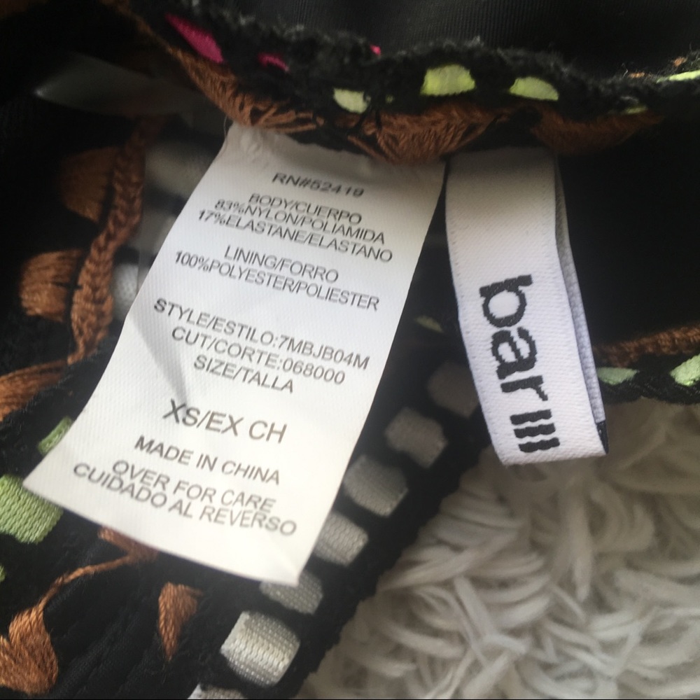 ☀️SOLD☀️ swimsuit Be-weave it from Macy’s size xs - Picture 4 of 6